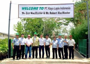 Visiting one of our plywood suppliers in Samerang, Indonesia. Kayu Lapis